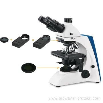 LED Binocular Biological Microscope with Upgrade Available